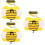 3Sets Washable Yellow Cat Harness and Leash Comfortable Dog Accessory 7