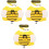 3Sets Washable Yellow Cat Harness and Leash Comfortable Dog Accessory 3