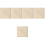 5Pcs Camping Fireproof Blanket Heat Resistant Beige Picnic Mat 4
