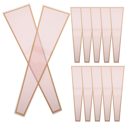 100 Pcs Bouquet Wrapping Sleeves Practical Single Use 2