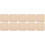 10Pièces Liner Tissu Lavable D Inde Hamster De Cage Beige 10