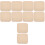 10Pièces Liner Tissu Lavable D Inde Hamster De Cage Beige 5