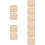 10Pièces Liner Tissu Lavable D Inde Hamster De Cage Beige 11