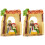2Pcs Mini Nativity Decoration Resin Statue Tabletop Ornament 4