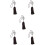 5Pcs Car Rearview Mirror Hanging Pendant Decor 10