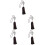 5Pcs Car Rearview Mirror Hanging Pendant Decor 8