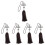 5Pcs Car Rearview Mirror Hanging Pendant Decor 7