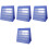 4Pcs 30.5X33Cm Desktop Pocket Chart With 20Pcs White Cards Small 3