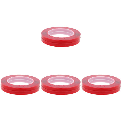 8 Rolls Double-Sided Clear Mounting Tape For Press On Nail Packaging 1