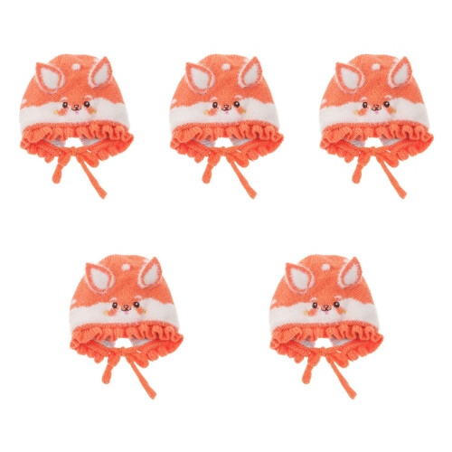 5 Pezzi Cappellino Con Orecchie Coniglio 2