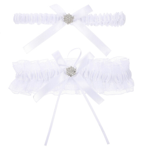 6 Pezzi Reggicalze Sposa In Fascia