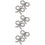 3 Paar Brautschuh Clips Schmuck Accessoires 10