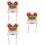 3Pz Cappello Bambini Cappello Decorativo 7