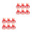 12 Pezzi Spilla Kawaii Per 4