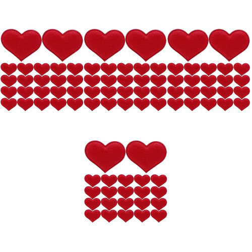 120 Applique A Cuore In Per Decorazione E Da Te 2