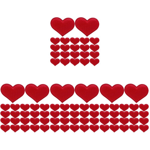 120 Applique A Cuore In Per Decorazione E Da Te 1