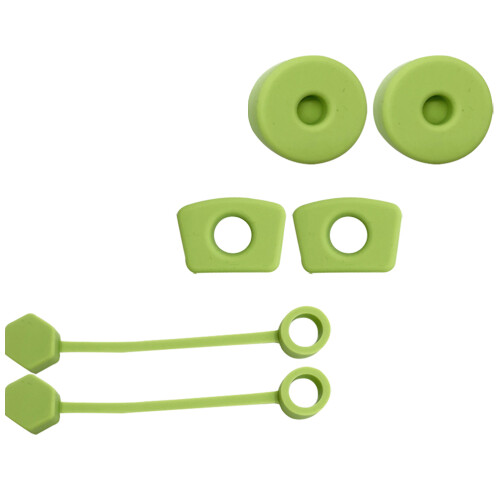 2 Set Tappi In Silicone Antigoccia Per Con Cannucce 2