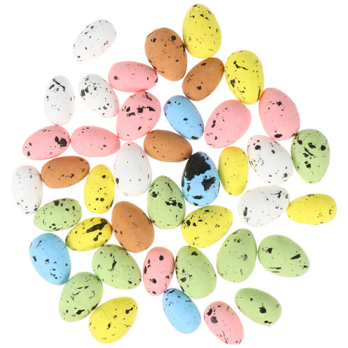 400 Pezzi Uova Miniature In Schiuma Colorate Decorative