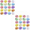 400 Pezzi Uova Miniature In Schiuma Colorate Decorative 6