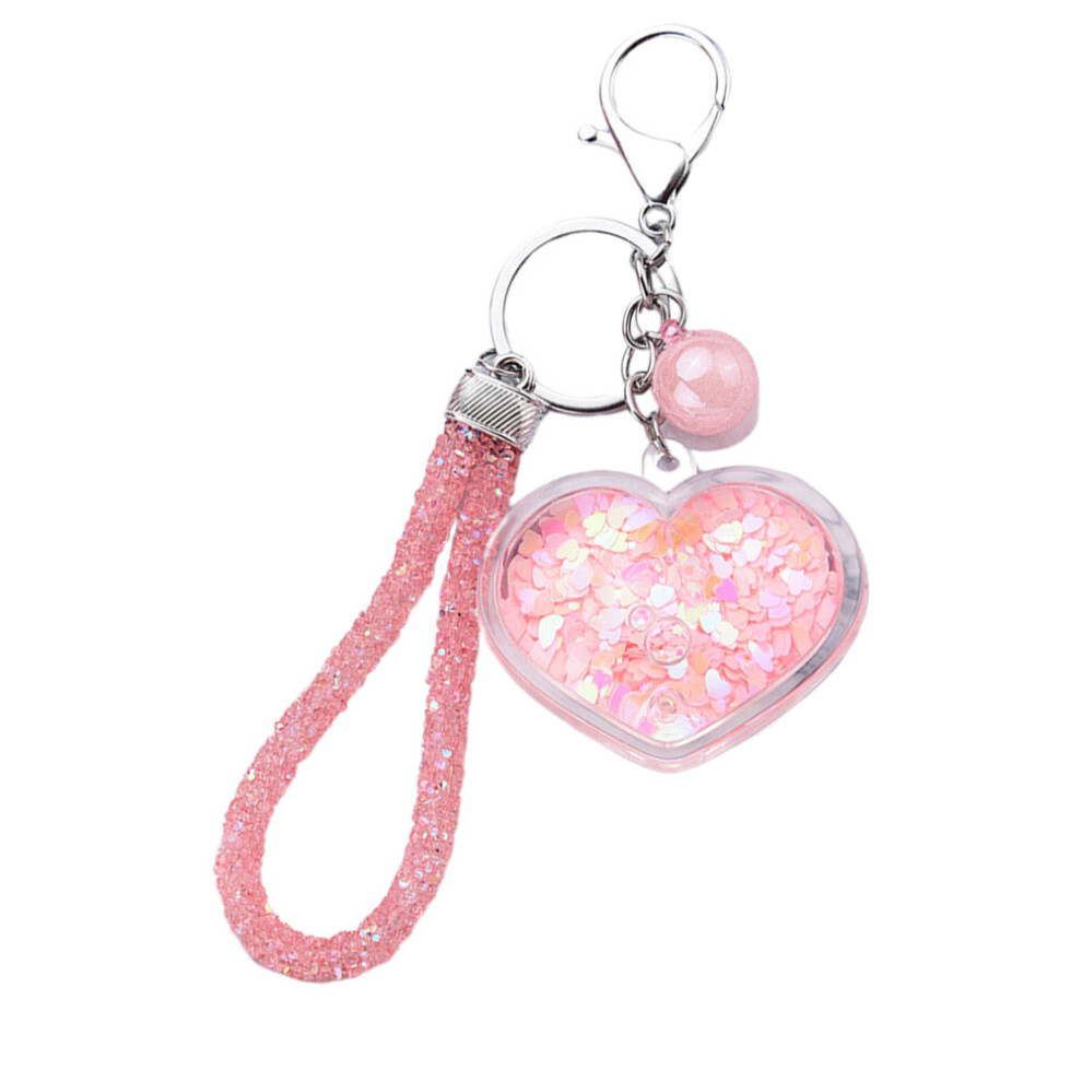 Sequins Portachiavi Ciondoli Per Auto (Rosa)-image