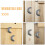 50 Pezzi Fermacarte Per : Chiusure Metalliche Con Pulsante 8