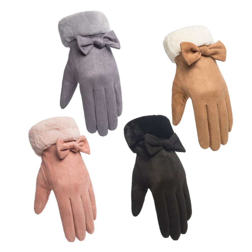 Un Paio Scamosciata Con Rosa-image