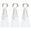 3Pz Decorazione Sposa Bianco Con Tulle 4