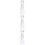 3Pz Decorazione Sposa Bianco Con Tulle 8