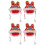 2Pz Cappello Testa Ricamo Adorabile Accessorio Decor 5