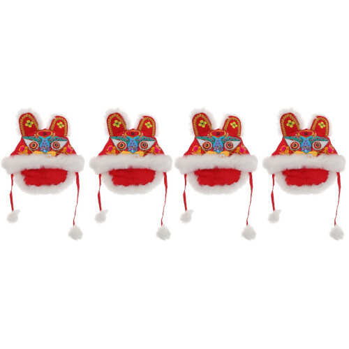 2Pz Cappello Testa Ricamo Adorabile Accessorio Decor 1