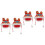 2Pz Cappello Testa Ricamo Adorabile Accessorio Decor 4