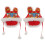 2Pz Cappello Testa Ricamo Adorabile Accessorio Decor 11