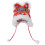 2Pz Cappello Testa Ricamo Adorabile Accessorio Decor 9