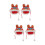 2Pz Cappello Testa Ricamo Adorabile Accessorio Decor 7