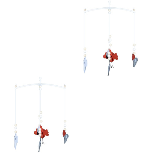 2Pz Culla Mobile Assortito Accessorio Cameretta Baby 2