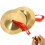 1Paio Strumento Mini Piatti Rame Dorati Per Bambini Divertenti 4