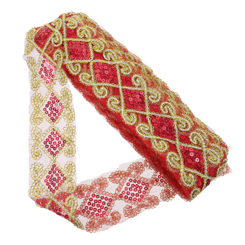1M Polyester Garment Lace Trim Voor DIY Kledingrand