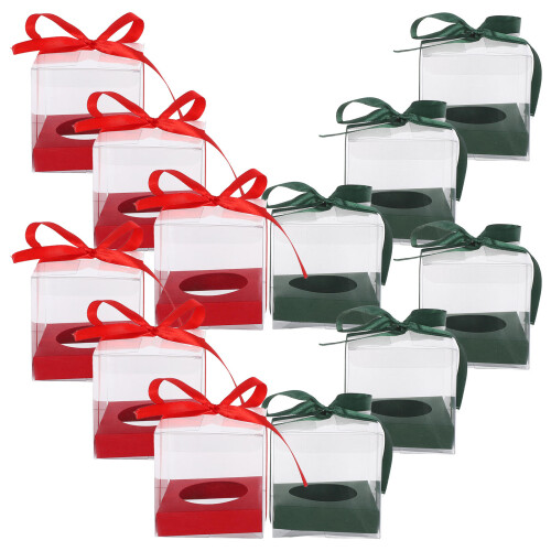 24 Scatole Trasparenti Per Cupcake Con – Contenitori Fatti