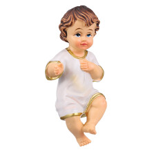 4 Stuks Mini Jesus Baby Beeldje Religieuze Resin Figuur Versiering
