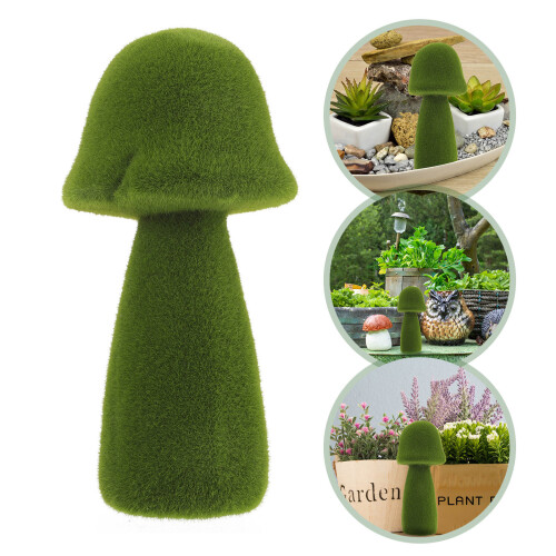 Fluweel Mossige Nepmushroom Ornament Buiten 2