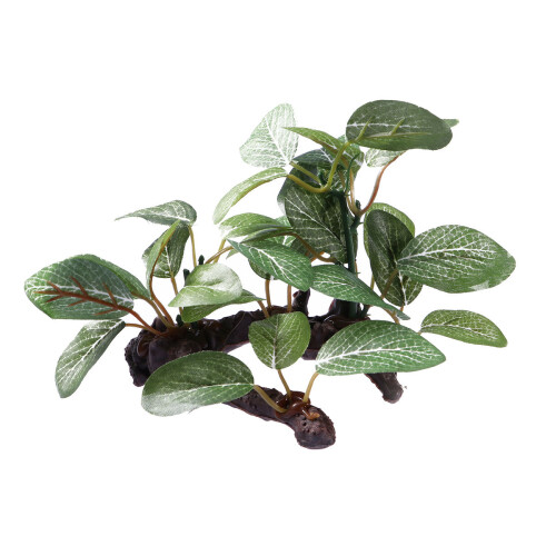 3Pcs Green Aquarium Plants Decorations Realistic Plastic Fish Tank 1