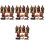4 Sets Kerst Geboorte- Figurines Kribbe Beeldjes 5