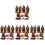 4 Sets Kerst Geboorte- Figurines Kribbe Beeldjes 4