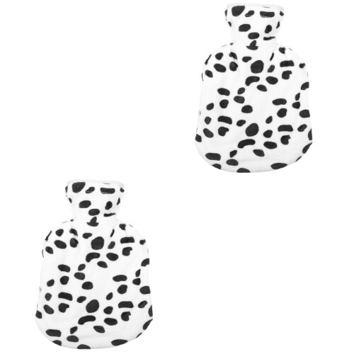 2Stk Weiche Warmwasserflasche Handwärmer Winter Bunt 2