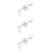 3Teiliges Perlen Haaraccessoire Braut Handgemachter 8