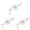 3Teiliges Perlen Haaraccessoire Braut Handgemachter 2