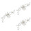 3Teiliges Perlen Haaraccessoire Braut Handgemachter 6