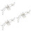 3Teiliges Perlen Haaraccessoire Braut Handgemachter 7
