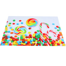 2Stk Candy Häuser Hintergrund Für Kinderzimmer Wandstudio