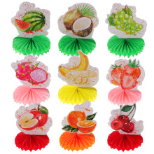 36 Bienenwabe Mitte Hawaiithema Tischschmuck